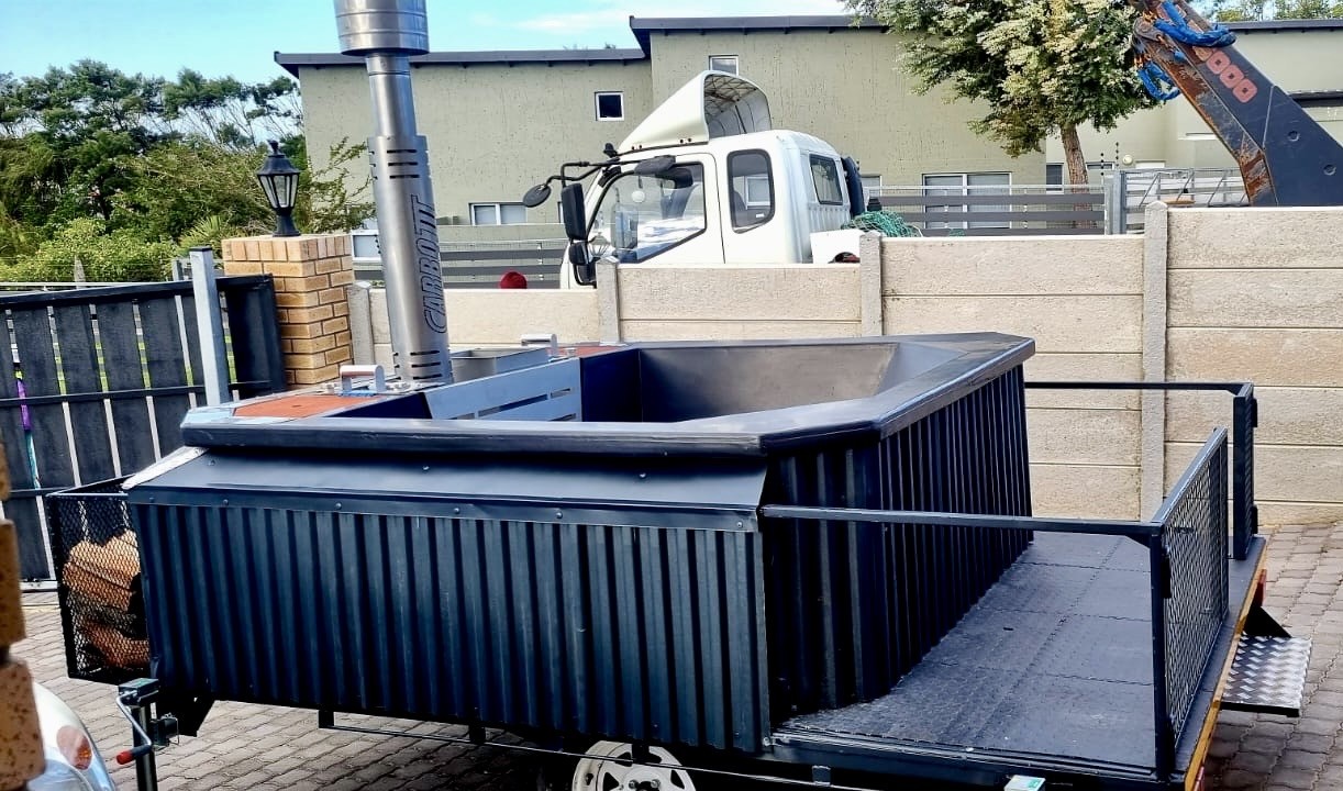 Hot tub side view